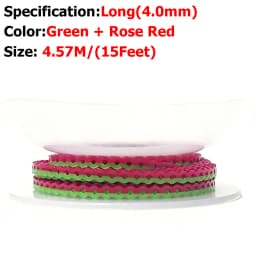 AG 4.5m=15Feet Dental Orthodontic Power Chain Two Colored Elastic Ultra Powerchain Rubber Bands Leagues Long/Short/Continuous