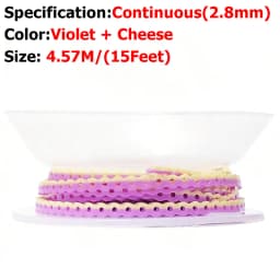 AG 4.5m=15Feet Dental Orthodontic Power Chain Two Colored Elastic Ultra Powerchain Rubber Bands Leagues Long/Short/Continuous