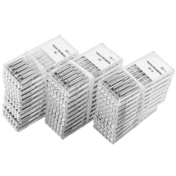AG 5Box Dental Engine Use Endodontic Peeso Reamers Drill Glidden Rotary 28mm/32mm #1-6 Stainless Steel Endo Files Dentist