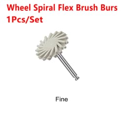 10pcs/Lot Dental Silicone Grinding Heads Teeth Polisher Polishing Brushes for Low-speed Machine Silicon carbide Dental Materials