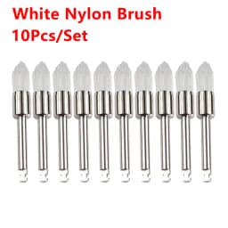 10pcs/Lot Dental Silicone Grinding Heads Teeth Polisher Polishing Brushes for Low-speed Machine Silicon carbide Dental Materials