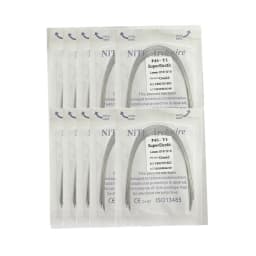 10pack Dental Arch Wires Orthodontic Super Elastic NITI Round Rectangle Archwire Lower/Upper 012/014/016/018/020/16x16/16x22