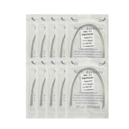 10pack Dental Arch Wires Orthodontic Super Elastic NITI Round Rectangle Archwire Lower/Upper 012/014/016/018/020/16x16/16x22