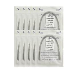 10pack Dental Arch Wires Orthodontic Super Elastic NITI Round Rectangle Archwire Lower/Upper 012/014/016/018/020/16x16/16x22