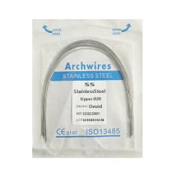 10pack Dental Arch Wires Orthodontic Super Elastic NITI Round Rectangle Archwire Lower/Upper 012/014/016/018/020/16x16/16x22