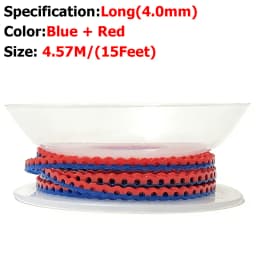 AG 15Feet/Roll New Tow-Colors Ultra Powerchains Rubber Band Dental Orthodontic Elastic Ultra Power Chain Dentist Ortho Materials