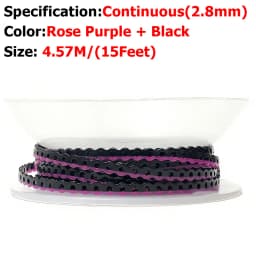 AG 15Feet/Roll New Tow-Colors Ultra Powerchains Rubber Band Dental Orthodontic Elastic Ultra Power Chain Dentist Ortho Materials