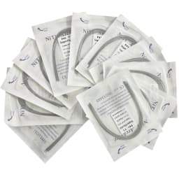 10pack AG Dental Arch Wires Orthodontic Super Elastic NITI Round Rectangle Archwire Lower/Upper 012/014/016/018/020/16x16/16x22