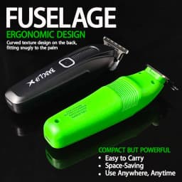 BRDCLIP FA1981 7500RPM Professional X Hair Trimmer 0 Distance DLC Blade Barber 1500mAh Finish Machine Salon Electric Clipper