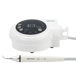 Dental Ultrasonic Piezo Scaler Unit E3+ With LED light Detachable Handpiece +5 Tips Fit EMS Cavitron Woodpecker