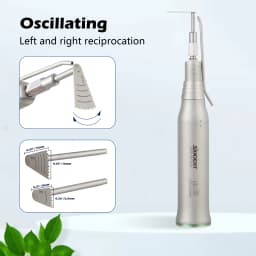 Dental Micro Saw Surgical Handpiece 3.4:1 Reduction Reciprocating 12° Left & Right Reciprocation E-Type