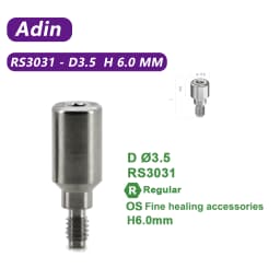 Healing Abutment Suitable for Adin Dental Implant Healing Screw Window Closure Transfer Rod Dental Accessories
