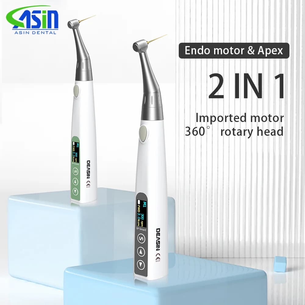 High Quality 2-in-1 EP-Smart Wireless Dental Endo Motor with Built-in Apex Locator 16:1 Reduction Ratio Root Canal Treatment