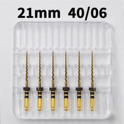 Glin Dental Heat Activated Gold Flexible Endo Files Canal Root Treatment Rotary Golden File Dentist Tools Endodontic Files