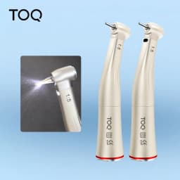 Ti Max Z95l Contra Angle Dental 1:5 Increasing Speed Handpiece Against Contra Angle Led Optic Fiber Quattro Spray Red Rings