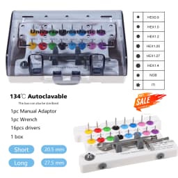 Dental Universal Implant Prosthetic Kit Torque Ratchet Wrench Screw Drivers Remover Dentistry Implant Tools