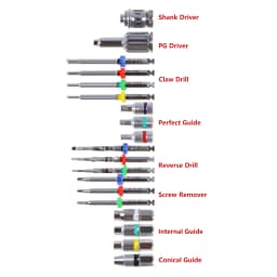 Universal Dental Implant Broken Screw Remover Kit Surgical Tool Instrument Tool Reverse Drill Guide Driver NeoBiotech