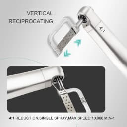 X55/X55L Optic/ Non-Optic Dental Orthodontic 4:1 Contra Angle Handpiece for Reciprocating Interproximal Stripping NO Saw Blade