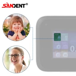 SANDENT Wireless Dental Portable Handheld X-ray Machine with Scatter Shield Protective Ring Kit