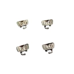 20Sets Orthodontic 1st Molar Convertible Laser Mark Buccal Tube Dental Bondable Roth Single Tubes Mesh Base