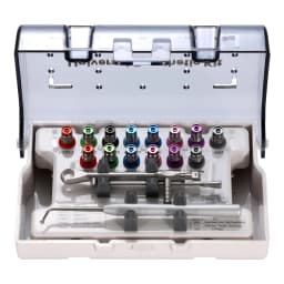 Universal Dental Implant Surgical Manual Kit Torque Wrench Tool with 14 Screw Drivers
