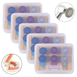Dental Polishing Wheel Discs Kit RA 2.35mm for Composite Polishing Diamond 14mm Wheel kit 6pcs /Pack