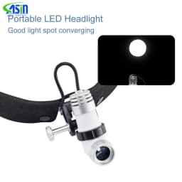 Dental Original KWS 4X 5X 6X LED Surgical Binocular Magnifier Loupes Magnifier 420mm Medical Surgica Dental Headlamp