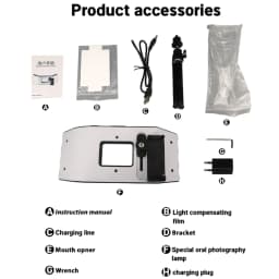 JUMTOP Dental Photography Light LED Flash Lamp Dentistry LED Oral Filling Light Brightness Adjustment Dentist Equipment