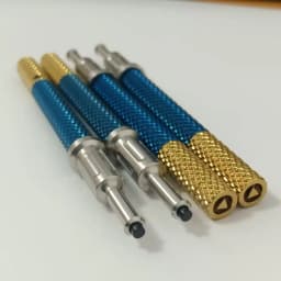 Universal Locator Core Tool & Retention Caps Kit for Dental Implant Overdenture Abutment Attachment