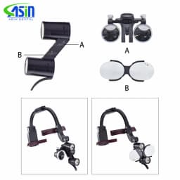 Full Set Dr. Kim 5W LED Dental Headlight 2.5X 3.5X Light Dental Surgical Luxury Magnifying Glasses Dental Laboratory Equipment