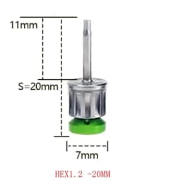 Dental Implant Restoration Tool Kit: 1Pc Universal Implant Torque Screwdrivers Wrench with 10 - 70NCM