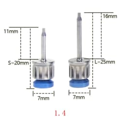 Dental Implant Restoration Tool Kit: 1Pc Universal Implant Torque Screwdrivers Wrench with 10 - 70NCM