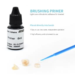 JUMTOP Dental Bracket Bonding Glue Orthodontic Universal Light-Cure Adhesive Kit for Bracket
