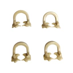 4Pcs Dental Sectional Contoured Matrix Rubber Dam Clamps Rubber Barrier Clip Resin Material Dentist Tools