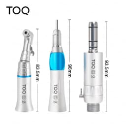 Dental Low Speed Handpiece Kits 2/4 Hole Air Motor Contra Angle Straight Handpiece Dentists Equipment Tools