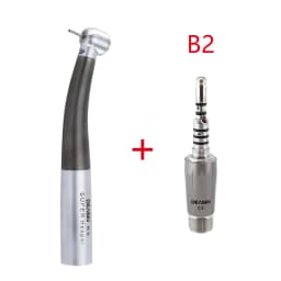 Titanium Alloy Dental Handpiece Optical Fiber Torque Head Air Turbine Ceramic Bearing for KaVo 2/4/6 Hole Connector Dentist Tool