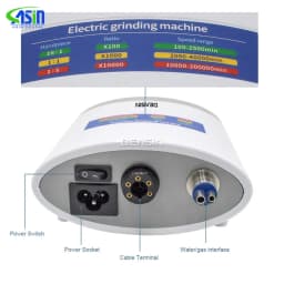 Little Monster Electric Micromotor LED Kit with X95L Increasing Handpiece 1:5 1:1 4:1 Contra Angle Dental Equipment 2/4 Hole