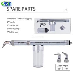 DEASIN 2in1 Dental Tools Aluminum Oxide Micro Blaster Alumina Air Abrasion Polisher Microetcher Sandblasting With Water Spray