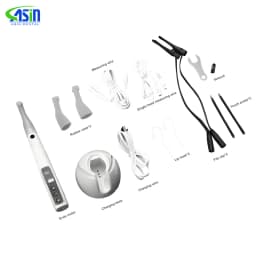 DEASIN 2 in 1 Dental Endo Motor with Apex Locator Wireless Endodontic Treatment Colorful OLED Screen with 16:1 Contra Angle