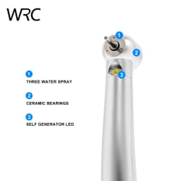 Dental High Speed Dental Handpiece Max LED Handpiece Air Turbine B2 M4 Push Button Triple Water spray Rotation speed 360.000rpm