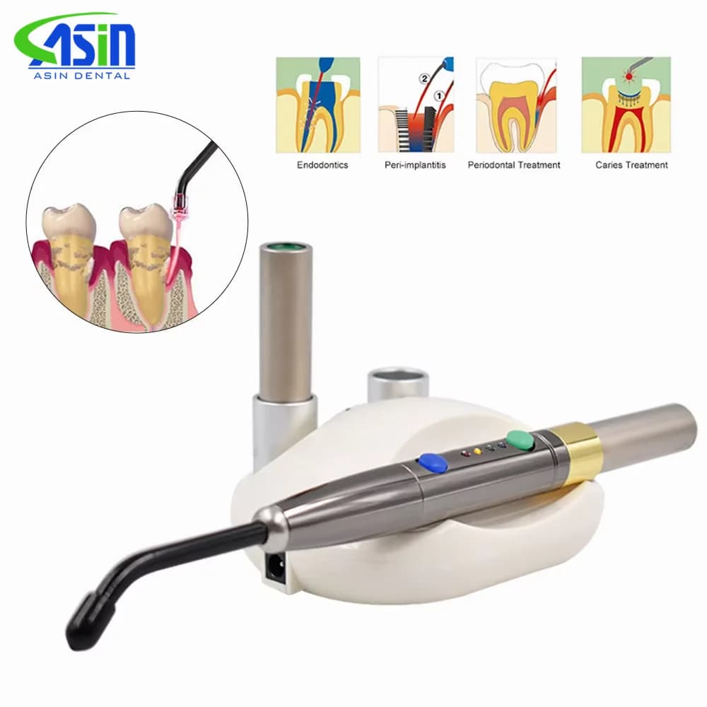 Dental Medical Photo Activated Disinfection Diode Heal Laser Kit Light Lamp With Tip laser Pen soft tissue Perio Endo 650nm F3WW