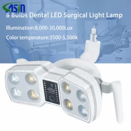 8 LED Bulbs Dental Oral Operation Lamp Reflection LED Induction Light Dentist Appliances Dentistry Chair Light Dentist Tools