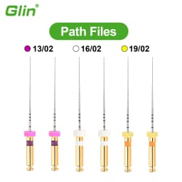 6pcs Teeth Whitening Dental Instrument Endo Rotary Endodontic Files Dental Endo Motor Files Instrument Path Glide Files Dentistr