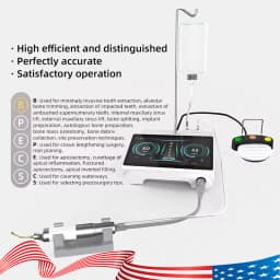 Surgery Pro Dental Piezosurgery Unit Ultrasonic Piezo Bone Cutter Surgery Electric Motor Machine + 6Tips fit EMS Woodpecker