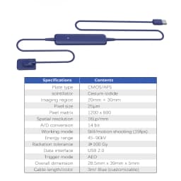 JUMTOP Dental Sensor X Ray High Frequency Digital Intraoral HD Imaging System Image for X-ray Unit