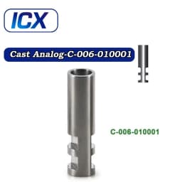 For ICX Implant System Dental Healing Abutment Healing Cap Cover Screw Lab Analog Digital Analog Multi Unit Straight Abutment
