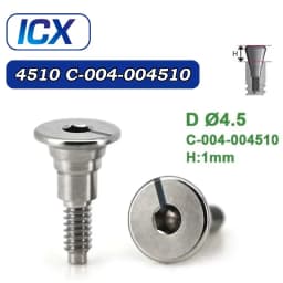 For ICX Implant System Dental Healing Abutment Healing Cap Cover Screw Lab Analog Digital Analog Multi Unit Straight Abutment