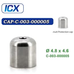 For ICX Implant System Dental Healing Abutment Healing Cap Cover Screw Lab Analog Digital Analog Multi Unit Straight Abutment