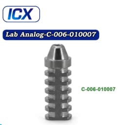 For ICX Implant System Dental Healing Abutment Healing Cap Cover Screw Lab Analog Digital Analog Multi Unit Straight Abutment