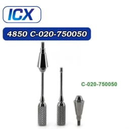 For ICX Implant System Dental Healing Abutment Healing Cap Cover Screw Lab Analog Digital Analog Multi Unit Straight Abutment
